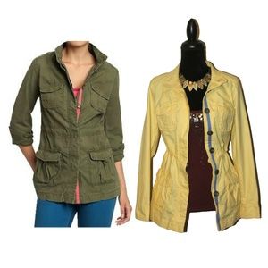 NWOT Old Navy Yellow Utility Jacket